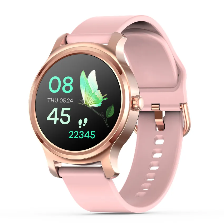 Pink Silicone R2 Bluetooth Вызов Смарт часы для мужчин сенсорный экран для женщин массаж напоминание Спорт фитнес трекер сердечный ритм SmartWatch для iOS андроид - Цвет: Pink Silicone