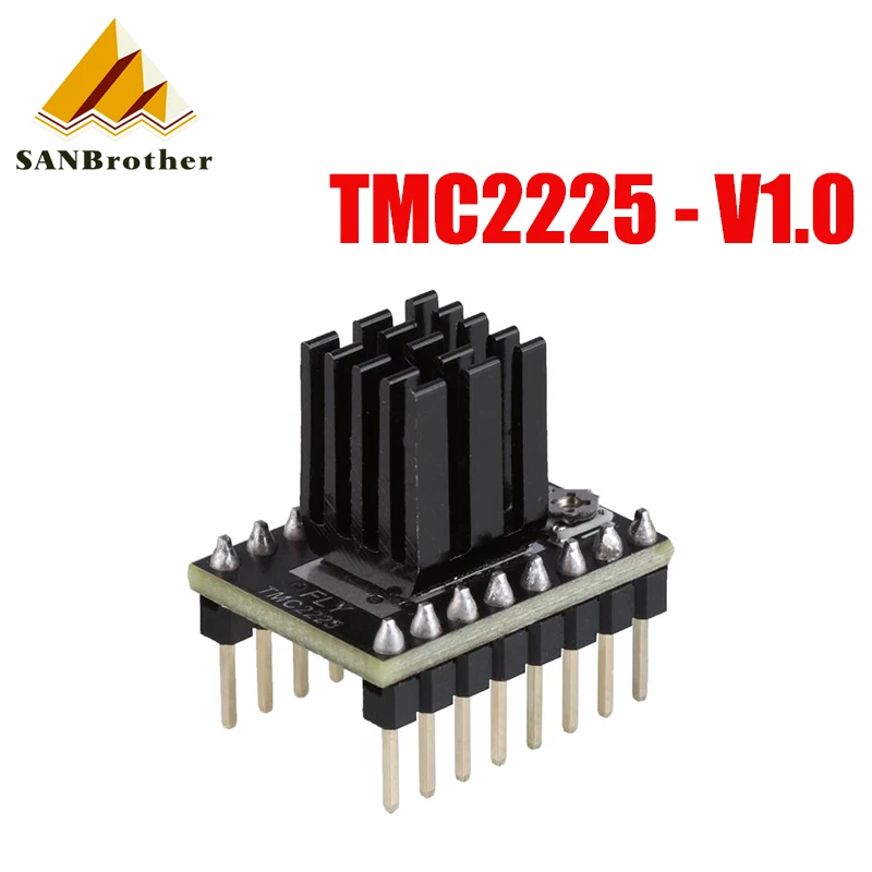 

SANPrinter FLY TMC2225 V1.0 Stepper Motor Driver VS TMC2208 TMC2209 Stepsticks For SKR V1.3 MKS GEN L Panel 3D Printer Board