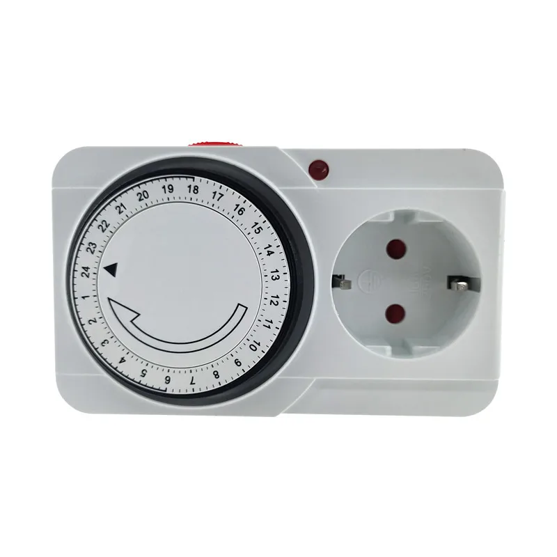 24 Hour Cyclic Timer Switch Universal Timing Socket Mechanical Timer 230VAC 3500W 16A UK EU CN US Plug timers 5