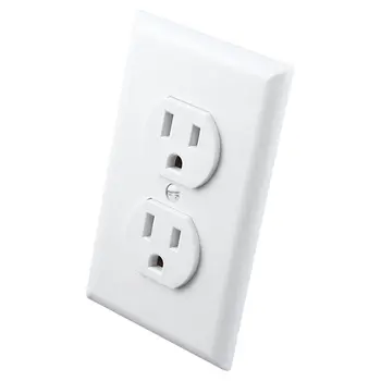 

Wall Socket Plates Socket Cover 15A Us Standard Socket 3-Holes 5-15R Wall Power Socket For Garage Bathroom Bedroom
