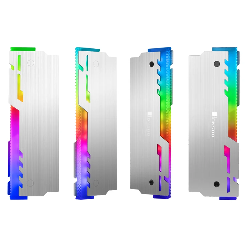 refrigeração led memória radiador cristal forma 2 pçs