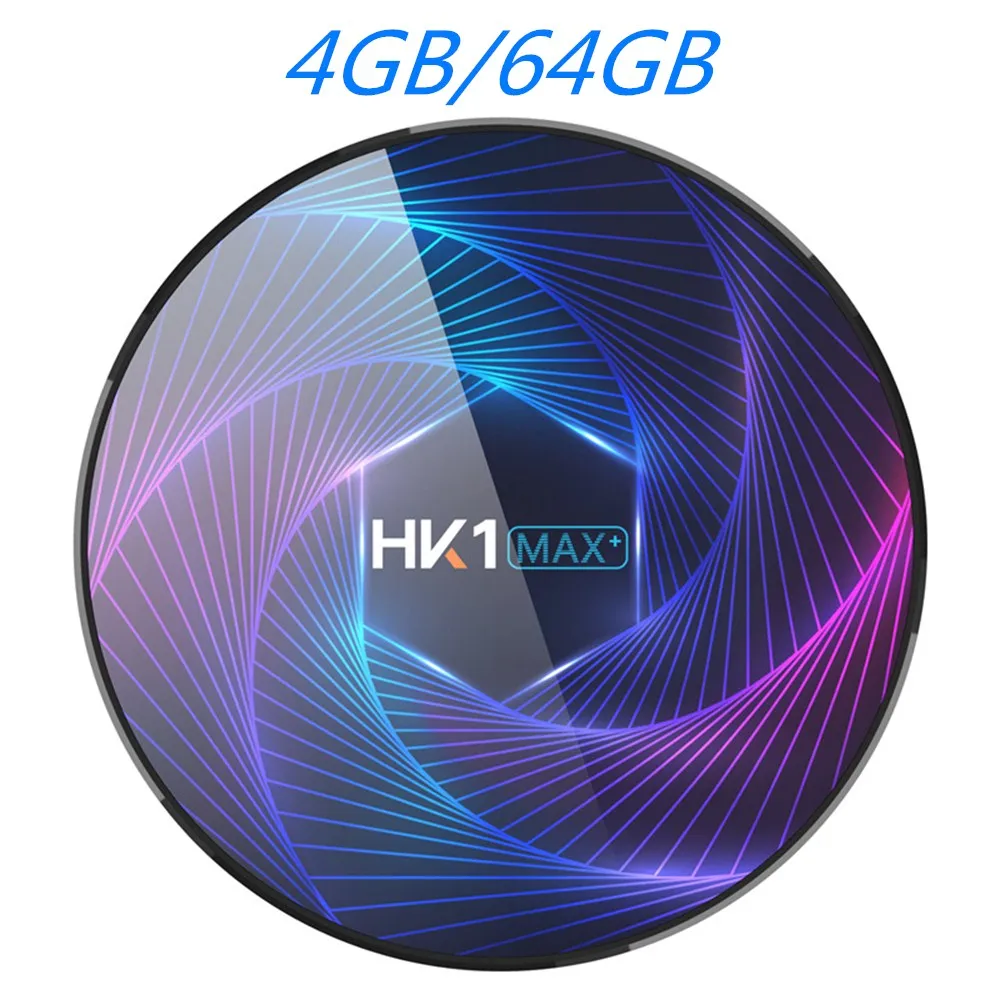4GB 64GB HK1 Max Plus Android 9,0 Смарт ТВ приставка 4 Гб ОЗУ 128 Гб 4 к ТВ приставка Rockchip RK3368PRO Восьмиядерный USB3.0 Wifi медиаплеер HK1MAX - Цвет: 4GB 64GB