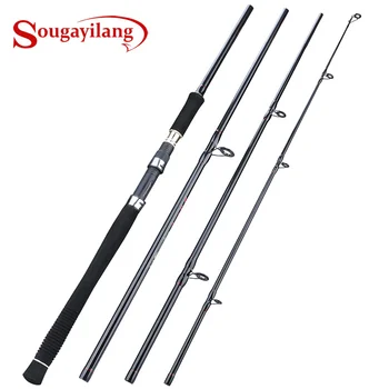 

Sougayilang 2.7M Spinning Fishing Rod Portable 4 Section Carp Fishing Rod Hard Carbon Fiber Travel Fishing Rod Tackle