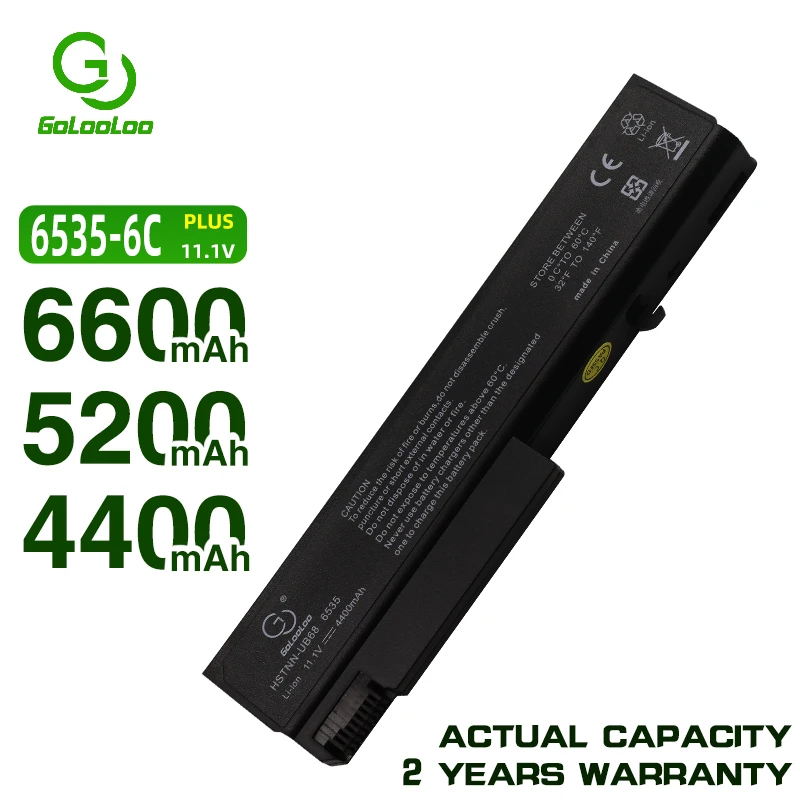 Golooloo 4400 мА/ч Батарея для hp ProBook 6440b 6450b 6445b 6540b 6545b 6550b 6555b Бизнес Тетрадь 6530b 6535b 6730b