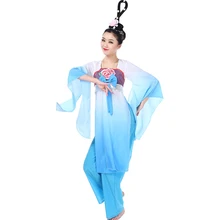 Китайская одежда для народных танцев hanfu для женщин, Национальный костюм, платье феи, древние костюмы династии Тан для сцены