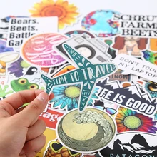 TD ZW 50 unids/set pegatinas de dibujos animados lindos niños pegatinas para niños pegatinas impermeables de animales Biker Laptop Motor DIY pegatinas paquete(China)