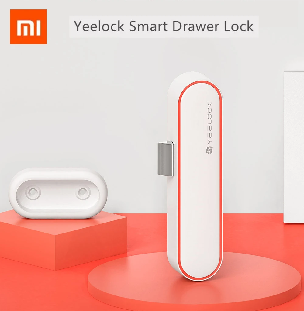 Смарт замок Xiaomi Mijia YEELOCK для ящиков и шкафов дверей без ключа с поддержкой Bluetooth
