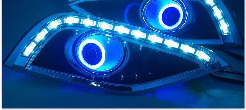 Drl Assessoires сборка Cob внешний Luces Led Para авто освещение фары передние противотуманные фары 12 13 14 для Honda CRV