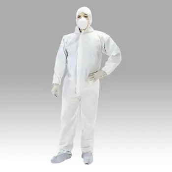 

Protective Clothing Coverall Suit Protective Suit Coveralls With Cap Full Body Protection, Labor Insurance Safety