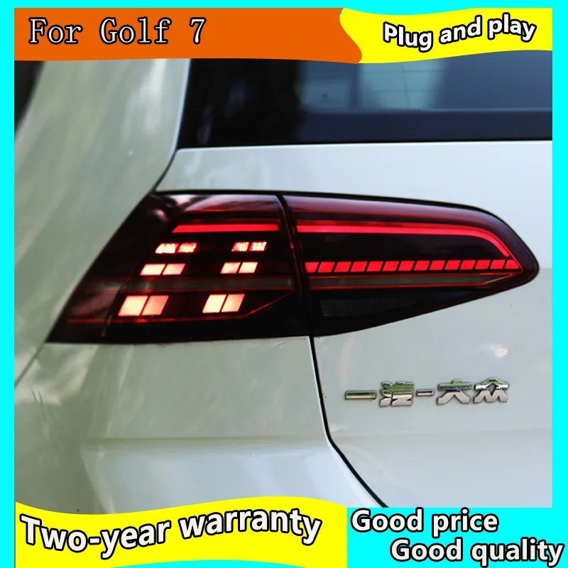 Car Styling for VW Golf 7 7.5 Taillight 2013-2018 MK7 MK7.5 LED Rear Lamp DRL+Brake+Park+Dynamic Signal+Reversing light | Автомобили и