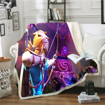 

The Legend of Zelda Cartoon Blanket Microfiber Fabric 3D Cool Thickening Printed Bed Blanket Portable Travel Home Supplies