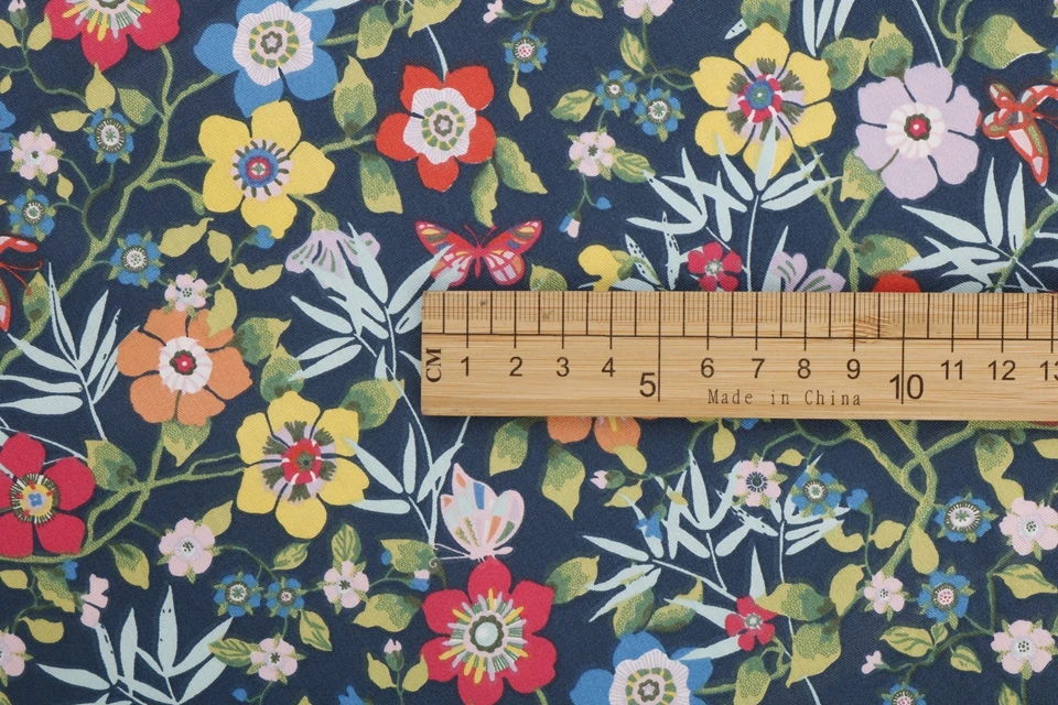 Floral Series Printed Twill Fabrics Cloth For DIY Sewing Baby&Child Quilting Bedsheet Clothes Skirt Textile Material Half Meter