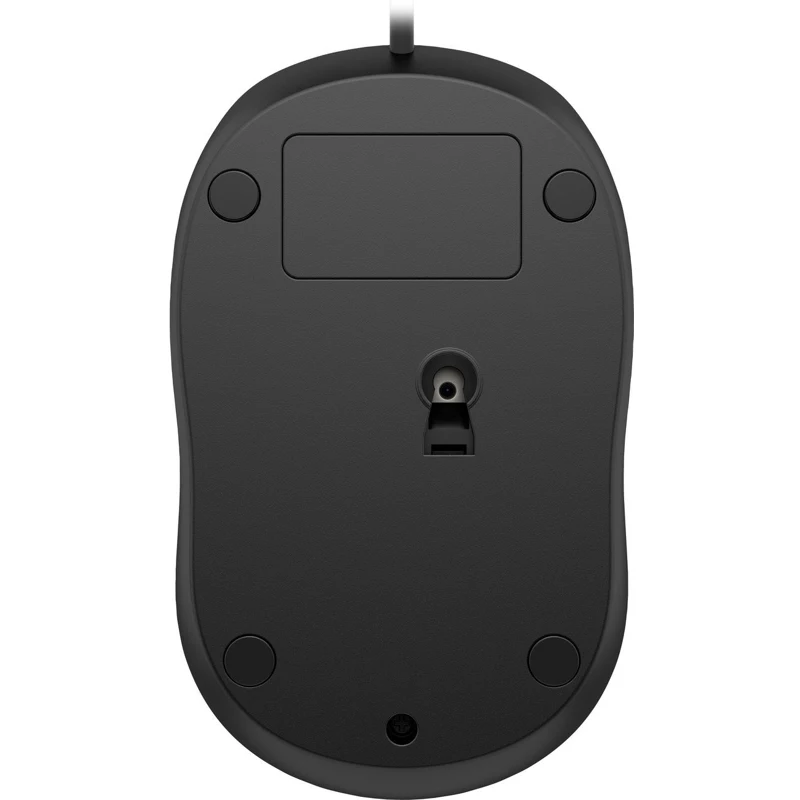 Мышь HP 1000 черный оптическая USB(3but
