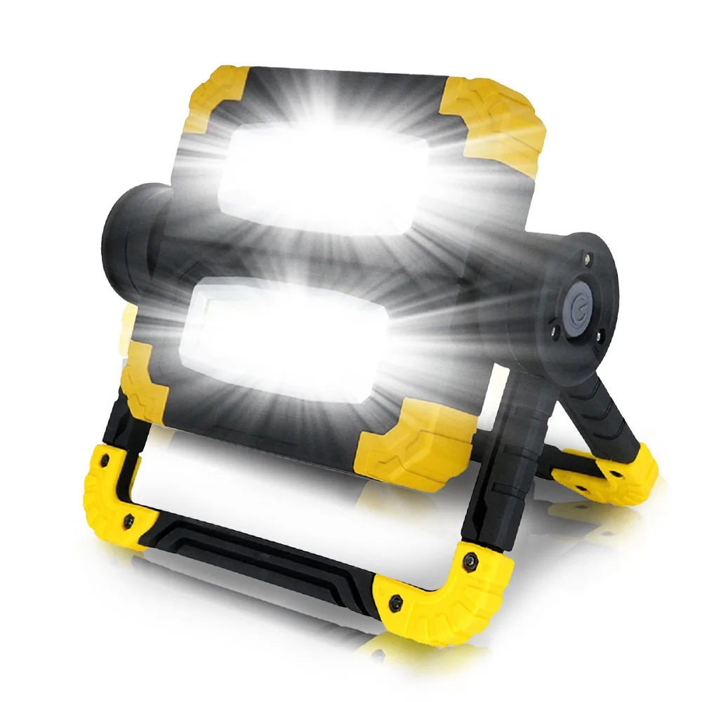 

High Power Super Bright Portable Spotlight LED Work Light Lamp Waterproof 3-Mode Spotlight Use 4AA Batteries Floodlight for Camp