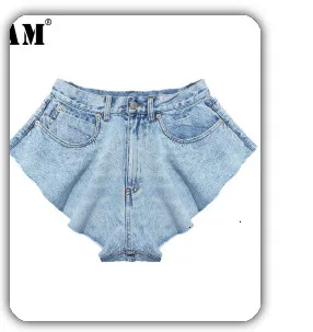 [EAM] 2020 New Spring Autumn V-Neck Long Sleeve Waist Bandage Loose Big Size Temperament Dress Women Fashion Tide JU356