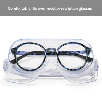 

Clear Anti dust Safety Glasses Eye Protective goggle Anti Pollution Anti-splash Spectacles for Factory Lab Working Eyewear