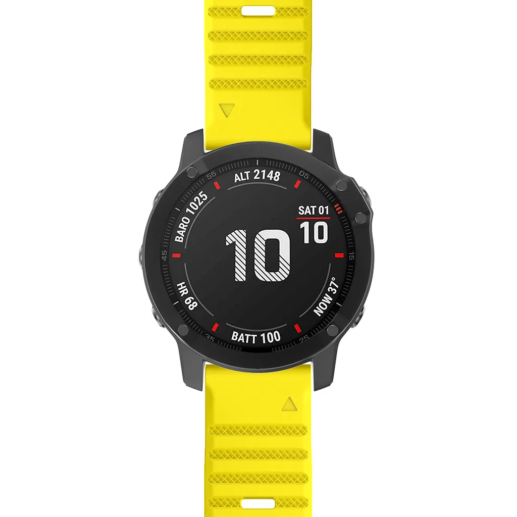 Ouhaobin ремешок для часов 26 мм/22 мм/Силиконовые для Garmin Fenix6/6pro Fenix5/5 Plus для Garmin Fenix6X/6 электронных сигарет, Современная замена, Xpro Fenix5X/5 XPlus 1016#2