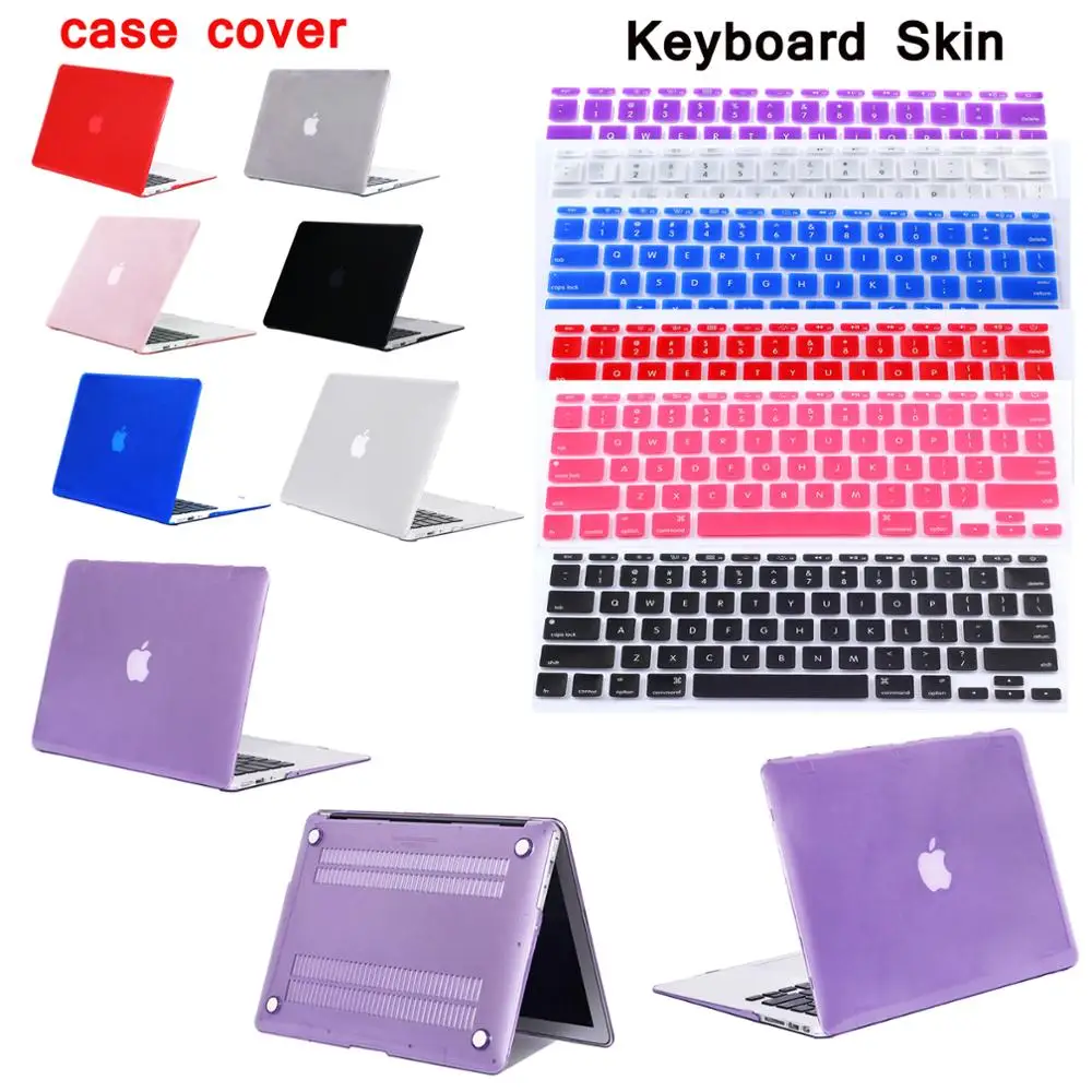 Crystal Hardcase Shell+Keyboard Cover For Apple Mac Macbook Air 11" A1370 A1465 