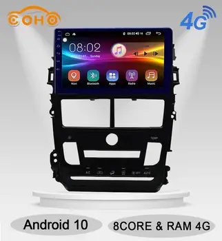 

VIOS RHD Android 10.0 4+64G gps navigation 1din car audio dvd radio for TOYOTA VIOS RHD 2019