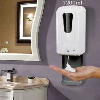 

1000ML multi-function soap dispenser induction washing mobile phone smart foam soap dispenser toilet hand sanitizer box