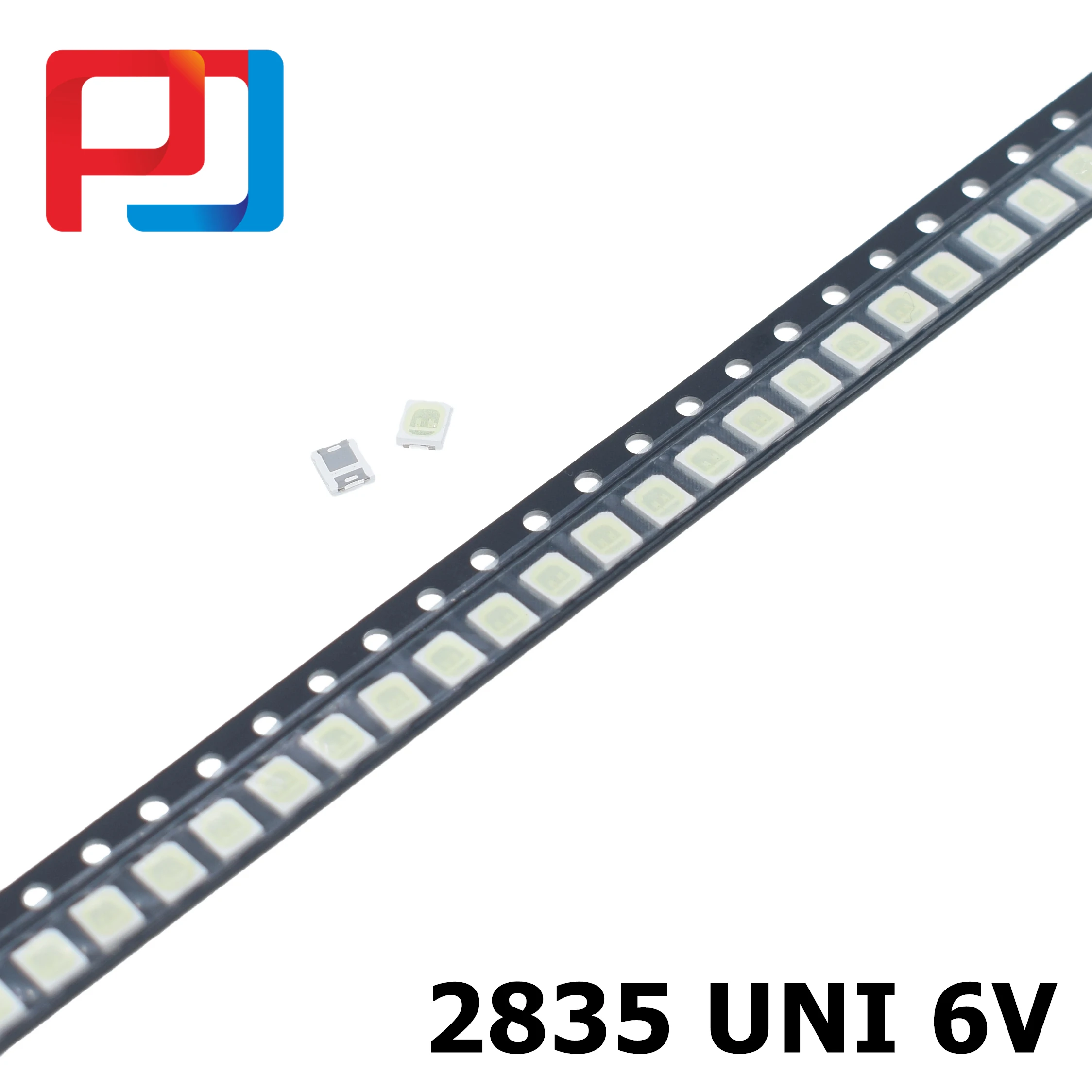 50 шт. оригинальный UNI LED 3528 2835 1210 световые бусины высокой мощности 1 Вт 6 в холодный