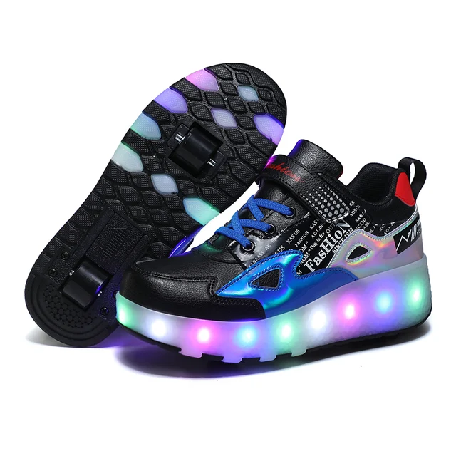 Kinderen Meisje Jongen Twee Wielen Lichtgevende Gloeiende Sneakers Roze Led  Licht Roller Skate Schoenen Kids Led Schoenen Jongens Meisjes Usb opladen -  AliExpress Moeder u0026 Kinderen lichtgevende schoenen nike