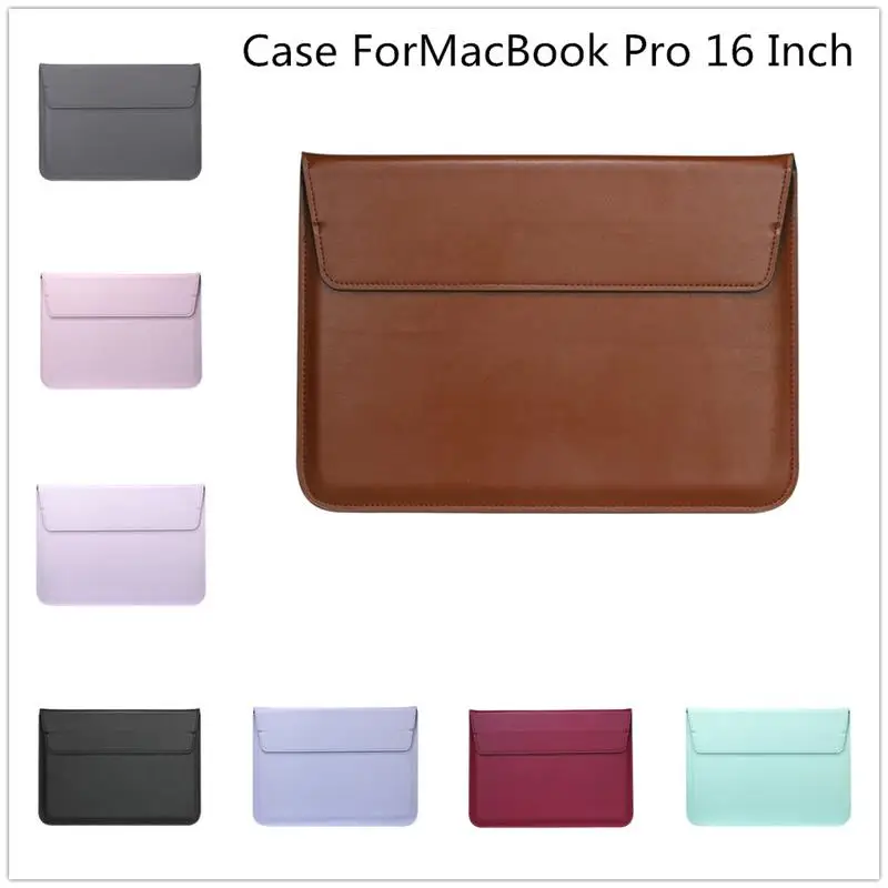 Кожаная сумка для MacBook Pro 16 дюймов рукав конверт дизайн устойчивый к царапинам