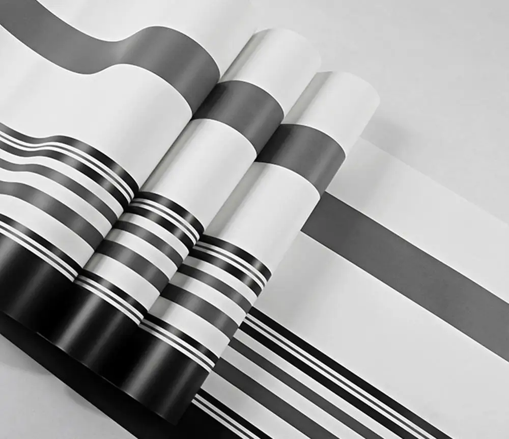 branco preto cinza papel de parede moderno 04