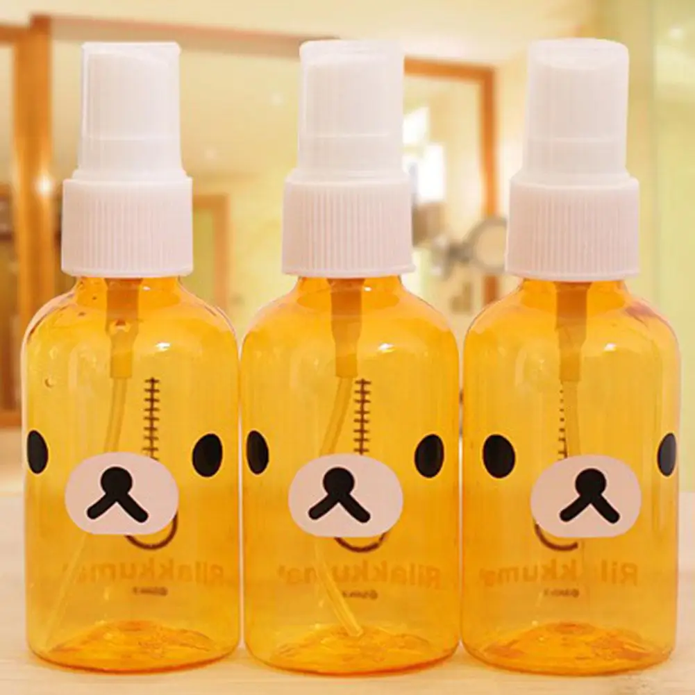 Kuulee 30ml/100ml Empty Spray Bottles Cartoon Mini Portable Refillable Bottle Cosmetic Hand Sanitizer Alcohol Dispenser Kuulee 30ml/100ml Empty Spray Bottles Cartoon Mini Portable Refillable Bottle Cosmetic Hand Sanitizer Alcohol Dispenser
