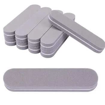 

20pcs Professional Nail File Sponge Buffer Mini Gray Nail File Lime Nail Art Tips Manicure Nagelvijl Sanding Polish Tools