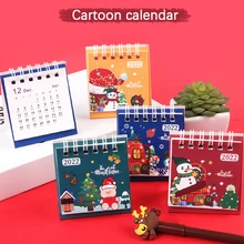Calendrier de bureau, série noël 2022, dessin animé, créatif, mignon et Portable, calendrier de bureau, planificateur, Agenda annuel, organisateur, cadeau