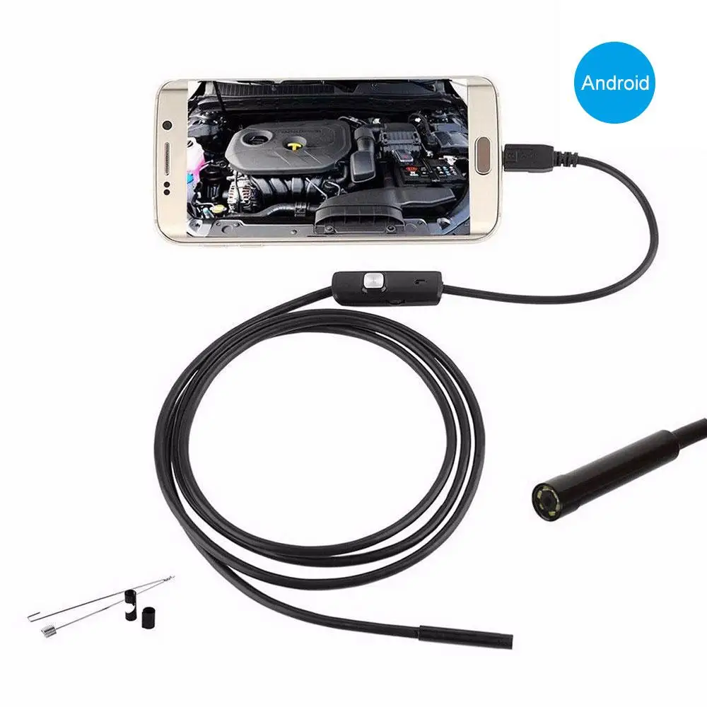 

Surveillance Laboratory for Andriod/Windows2000/XP/Vista/7/8 6LED 8mm 10m with Side Audition Borescope Endoscope Cable 2MP
