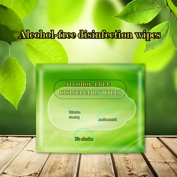 

80 Wipes / Pack Alcohol-free Disinfection Wipes Portable Disposable Hand Cleaning Wipes Health Care