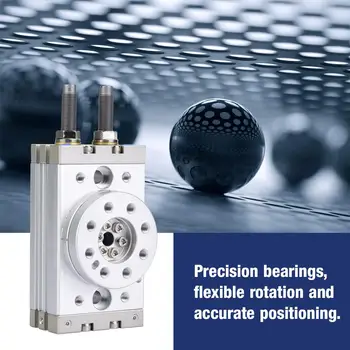 

High Quality Aluminium Alloy 180 Degrees Rotary Pneumatic Air Cylinder MSQB-20R With Buffer Professional Pneumatic Cylinder