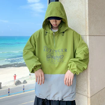 

201919 Autumn And Winter New Loose Round Neck Men's Long-sleeved Korean Version Of The Hooded Trend Couple Casual Pullover