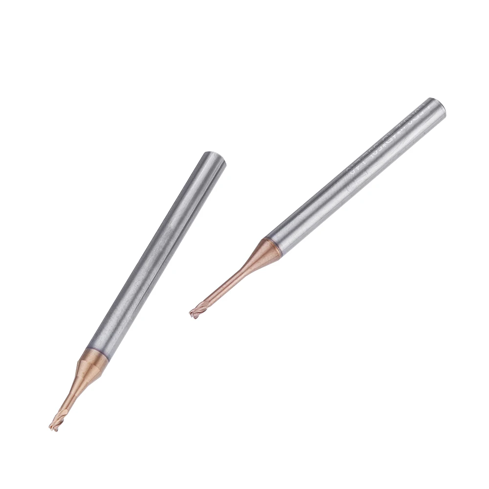 2 Flutes HRC60 Solid Carbide Long Neck Ball Nose End Mills CNC Deep Groove Cutter Milling Cutter Router Bit Milling Cutter Tool