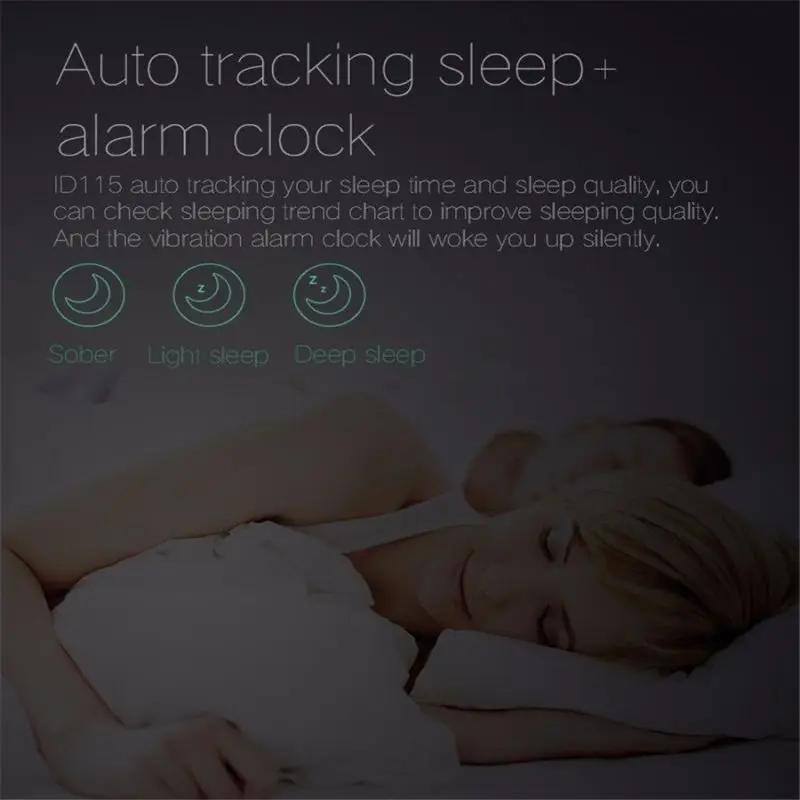 ID115 умный Браслет фитнес-трекер счетчик шагов монитор активности группа будильник Вибрационный браслет для IOS Android телефон