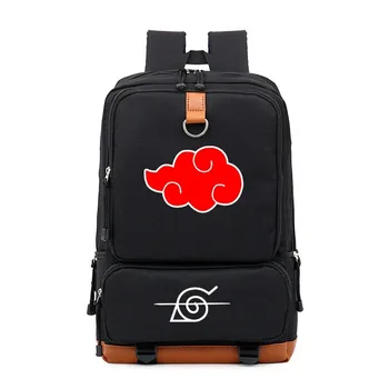 

High Quality Anime Naruto Uzumaki Printing Canvas Mochila 2020 Travel Military Bag School Bags for Teenagers Laptop Backpack 3