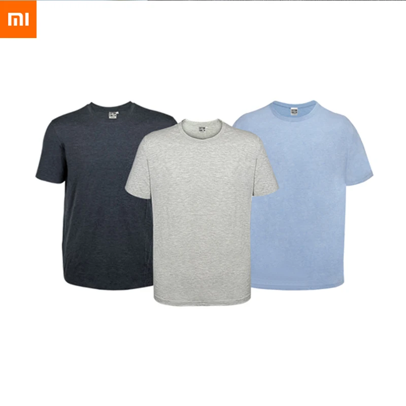

2pieces new xiaomi youpin cotton smith home t-shirt Loose t shirt Men Clothing Cotton Comfortable Casual Solid Color classic