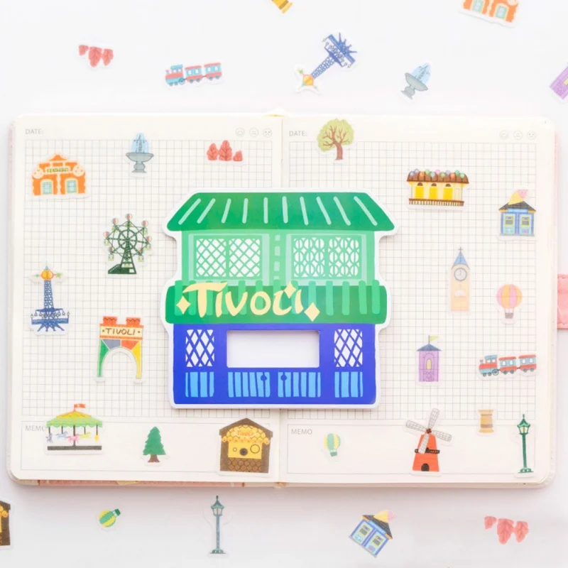 Дорожные карточки для планировщика пули журнал милый стикер Kawaii DIY украшения дневник в стиле Скрапбукинг Планировщики