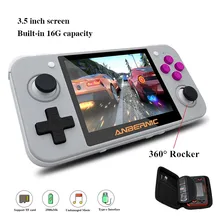 Opendingux Ретро RG350 видеоигра 3,5 дюймов ips экран портативная игровая консоль 64 бит RG 350 игровой плеер для PS1/GBA игр