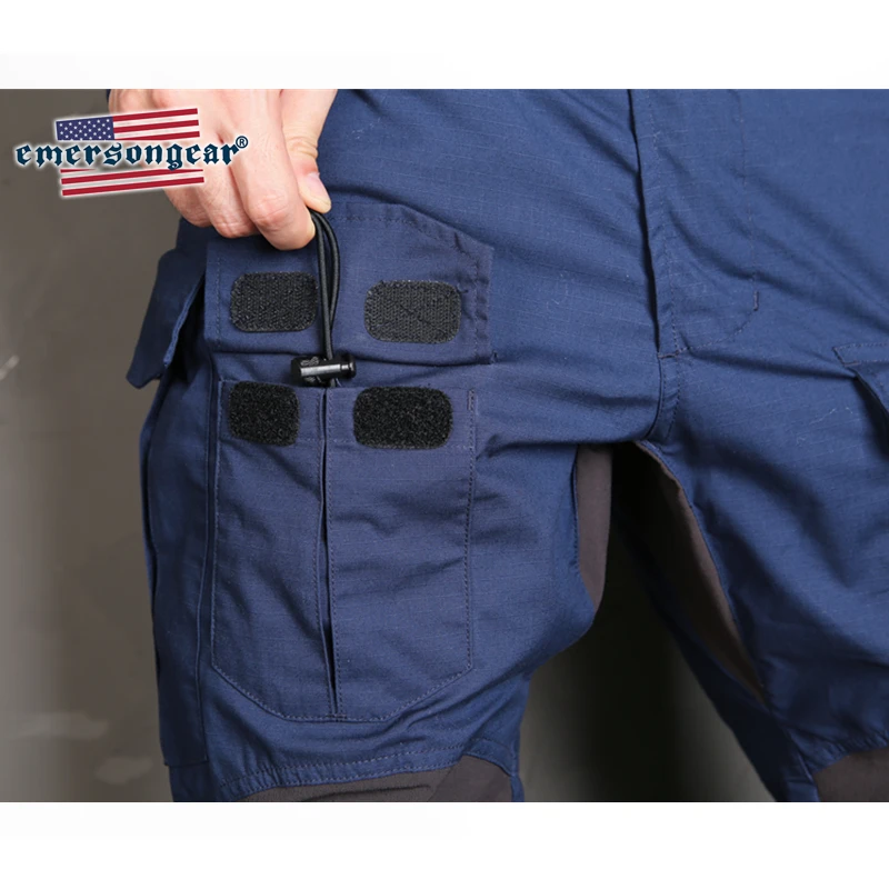 Emersongear Emerson Blue Label G3 армейские брюки, военные тактические нейлоновые темно-синие брюки, брюки-карго для дрессировки, w наколенники