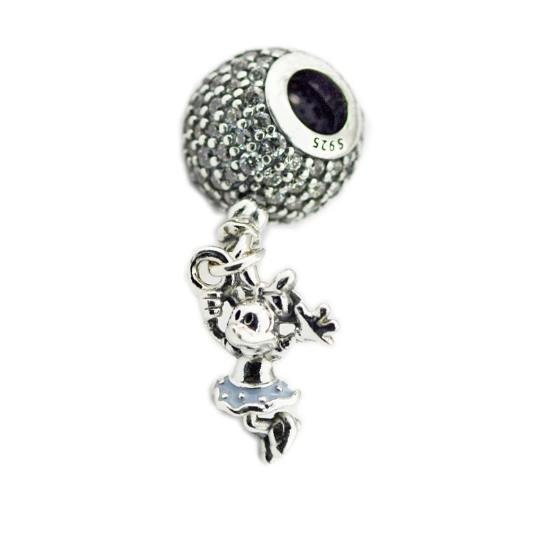 

Floating Mouse Hanging Charm DIY Jewelry Making Fits Original 925 Silver Bracelets For Woman Beads For Jewelry Making Charms