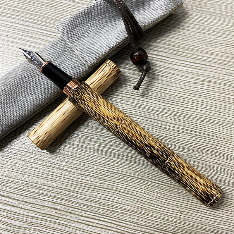 HERO Fountain Pen Exclusive Unique Gift Collection Pen Handmade Natural Bamboo