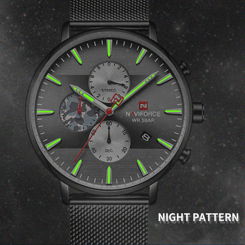 Часы NAVIFORCE для мужчин лучший бренд класса люкс мужские кварцевые часы из нержавеющей стали водонепроницаемые мужские наручные часы Мужские часы Relogio Masculino