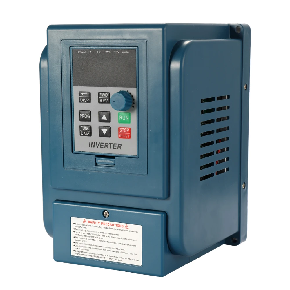 

AC 380V 1.5KW Digital Adjustable Frequency Drive Free Ship 3-Phase Speed Controller Motor V/F Vector Control AT3-1500X