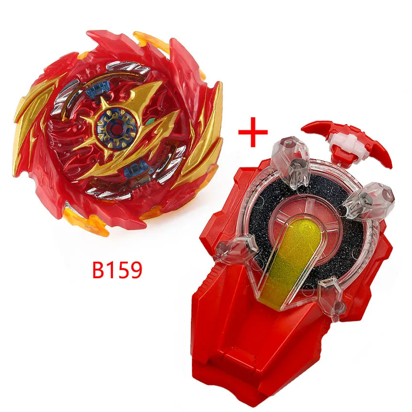 159beyblade+火石红黑发射器