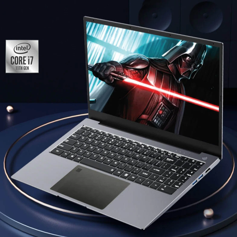 

I7-1165G7 Fingerprint Gaming Laptop 15.6 Inch IPS Screen Intel Core 1165G7 11th Gen Notebook Windows 10 11 Pro MAX Rom 2TB