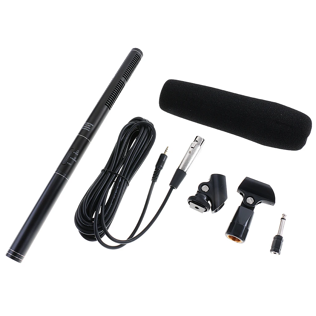 

Professional Condenser Interview Microphone Uni-Directional Microphone Set A