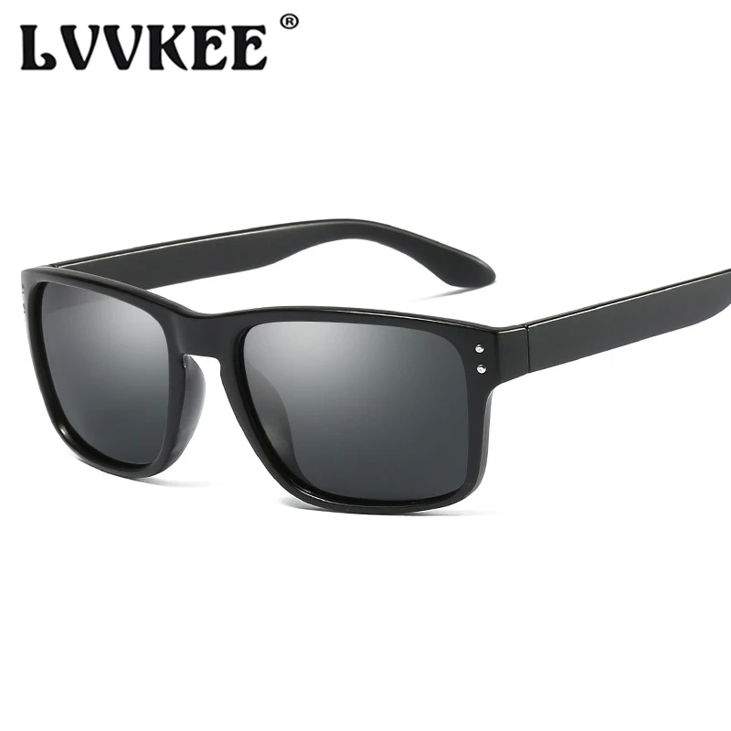 Lvvkee поляризованных солнцезащитных очков для Для мужчин/Для женщин Винтаж Óculos de sol vr46 мода квадратный вождения очки путешествия